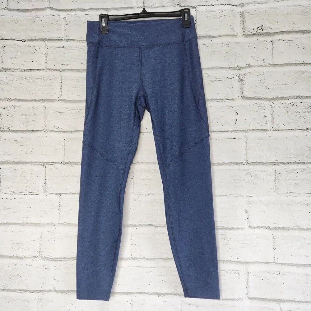 Outdoor Voices 7/8 Leggings Size Medium Techsweat Flex Activewear Pants Blue